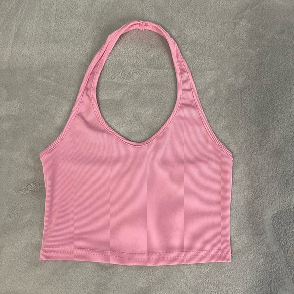 pink halter top - Picture 1 of 2